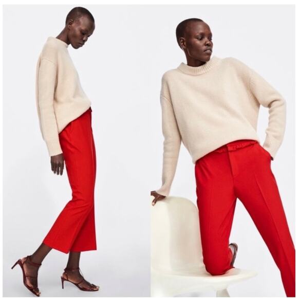 New Zara‎ Ruffle Pants - Picture 1 of 8